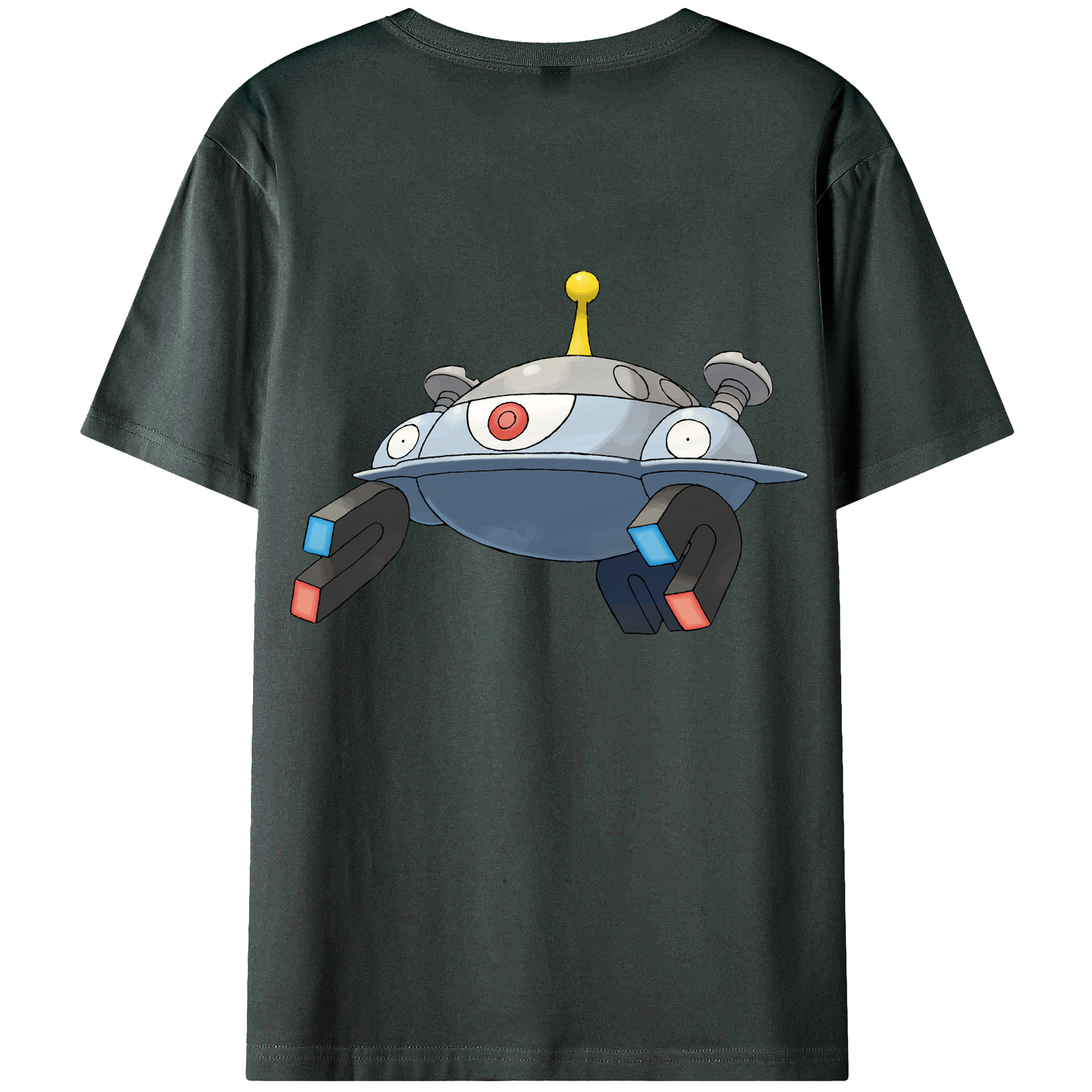 （画像用） ポケットモンスター Pokémon 綿100％ メンズ半袖Tシャツ（バックプリント） 通気性